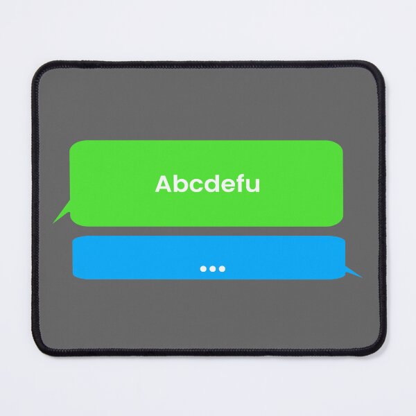 Item preview, My text bubble drawing "abcdefu" designed and sold by Blondiabshop.