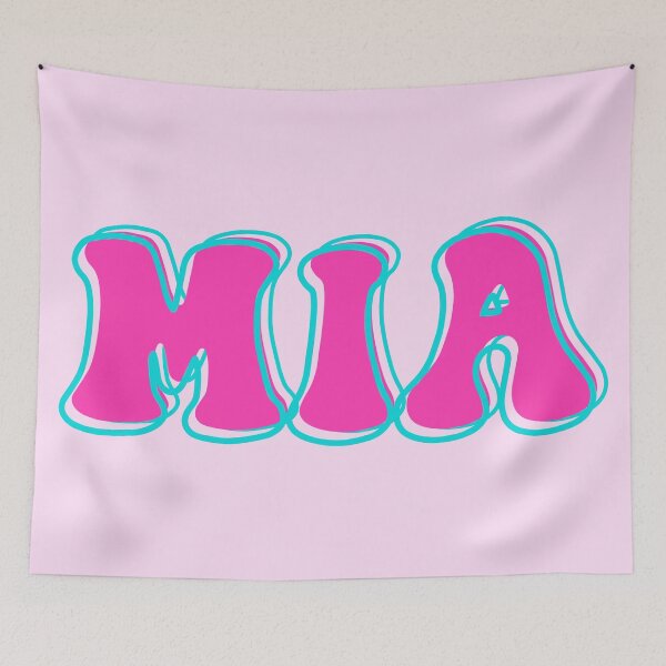 Item preview, MIA Name - MIA Name Cute Design designed and sold by Custom-Name.