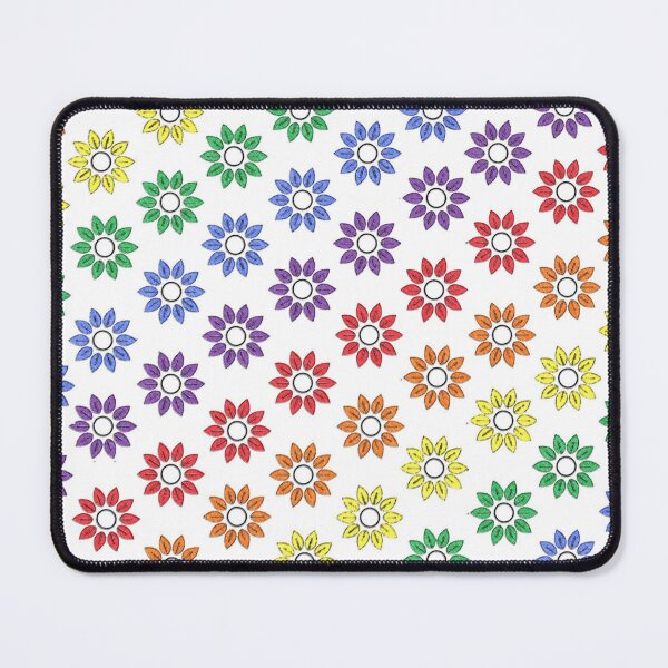 Item preview, Rainbow Floral White  designed and sold by SaraValor.