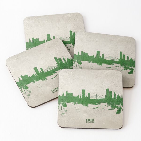 Item preview, Liege Belgium Skyline designed and sold by ArtPrints.