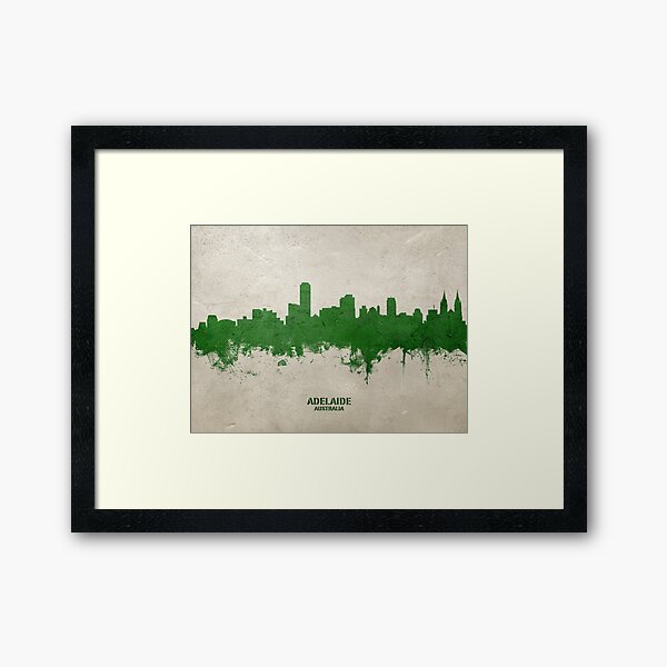 Item preview, Adelaide Australia Skyline designed and sold by ArtPrints.