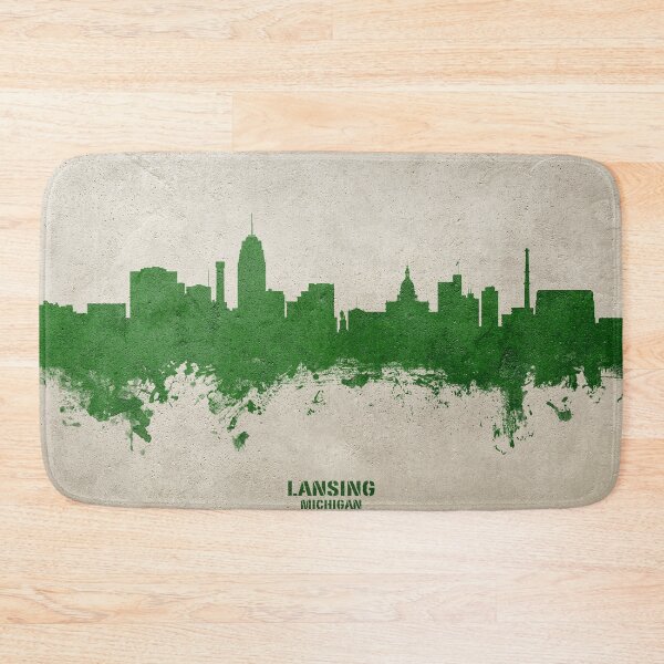 Item preview, Lansing Michigan Skyline designed and sold by ArtPrints.