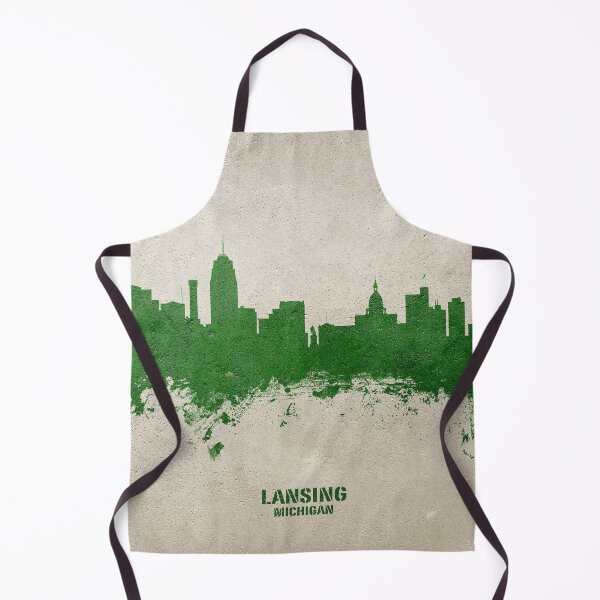 Item preview, Lansing Michigan Skyline designed and sold by ArtPrints.