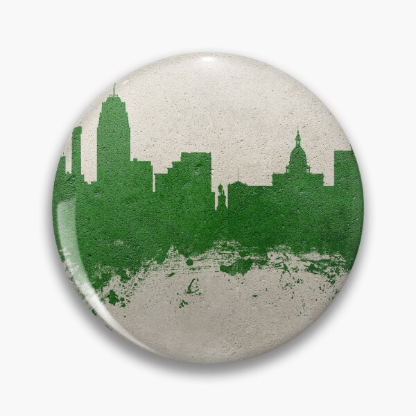 Item preview, Lansing Michigan Skyline designed and sold by ArtPrints.