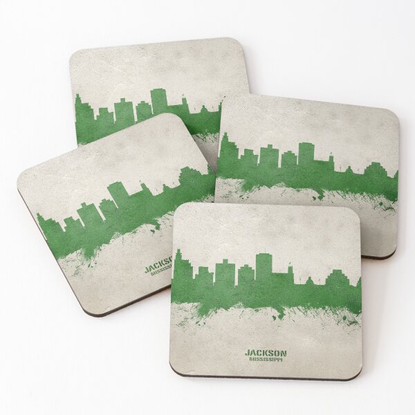 Item preview, Jackson Mississippi Skyline designed and sold by ArtPrints.
