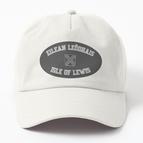 Eilean LeĂČdhais-Isle of Lewis Shield College Font Dad Hat