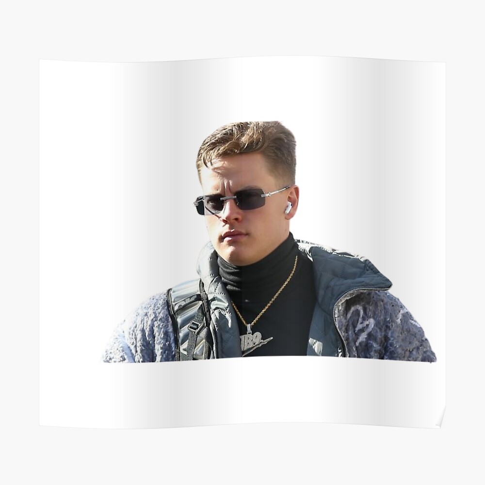 Joe Burrow Glasses  Poster for Sale by TrendiDesigns