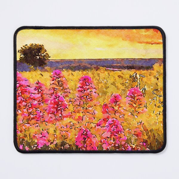 Item preview, Flowers and evening sky designed and sold by Gaurav Garg.