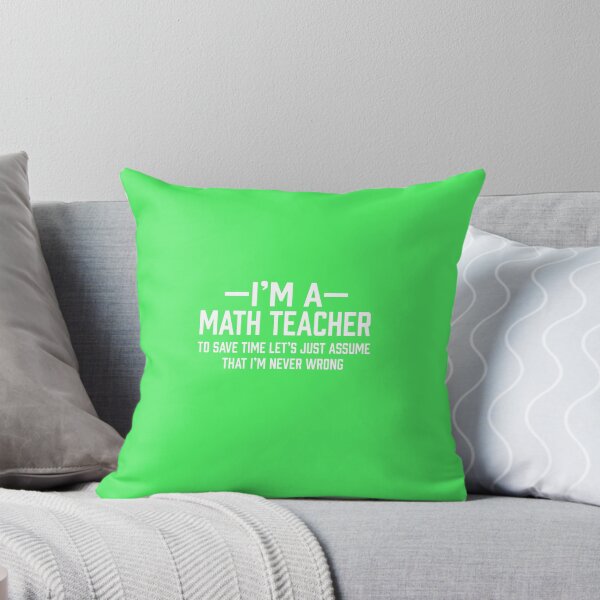 Item preview, Math Teacher designed and sold by AlwaysAwesome.