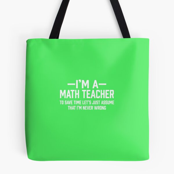 Item preview, Math Teacher designed and sold by AlwaysAwesome.