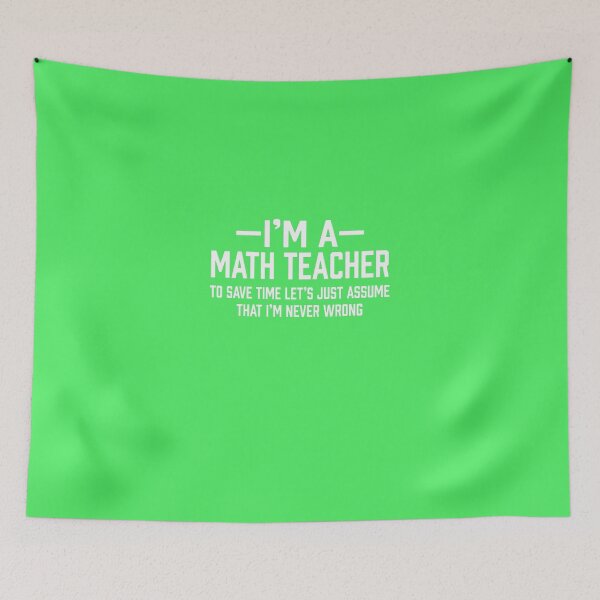 Item preview, Math Teacher designed and sold by AlwaysAwesome.