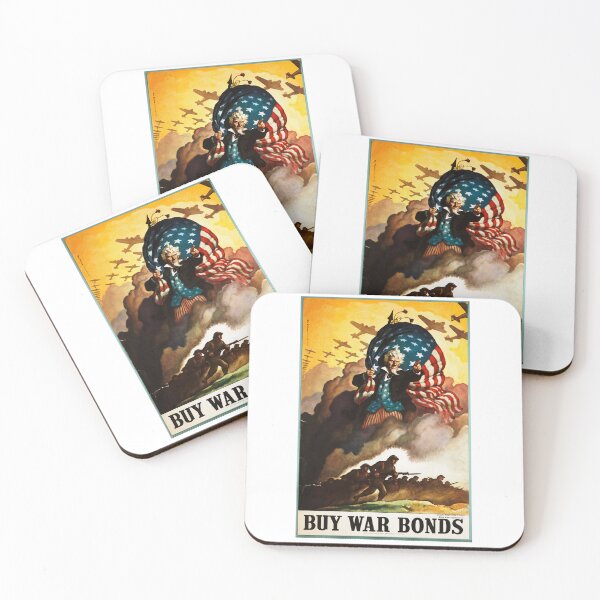 Item preview, Buy War Bonds - USA war poster designed and sold by PeacefulRiver.