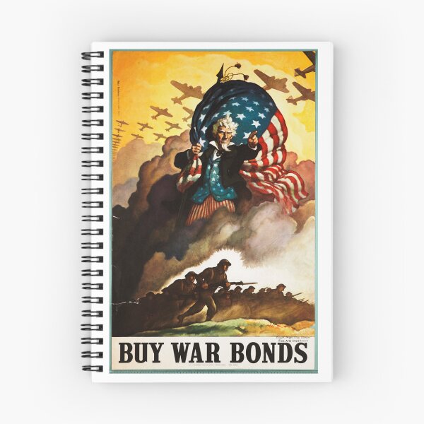 Item preview, Buy War Bonds - USA war poster designed and sold by PeacefulRiver.
