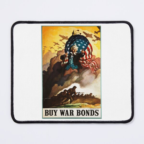 Item preview, Buy War Bonds - USA war poster designed and sold by PeacefulRiver.