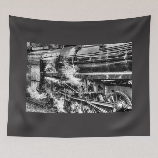 Item preview, Black Prince Steam Train, Black And White designed and sold by Paul Thompson Photography.
