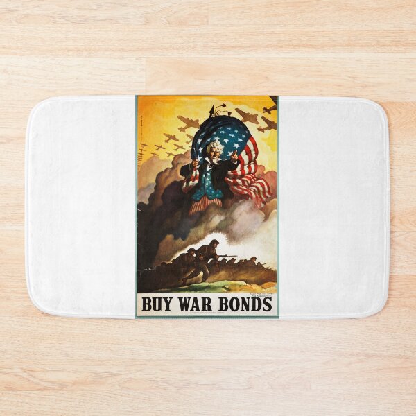 Item preview, Buy War Bonds - USA war poster designed and sold by PeacefulRiver.