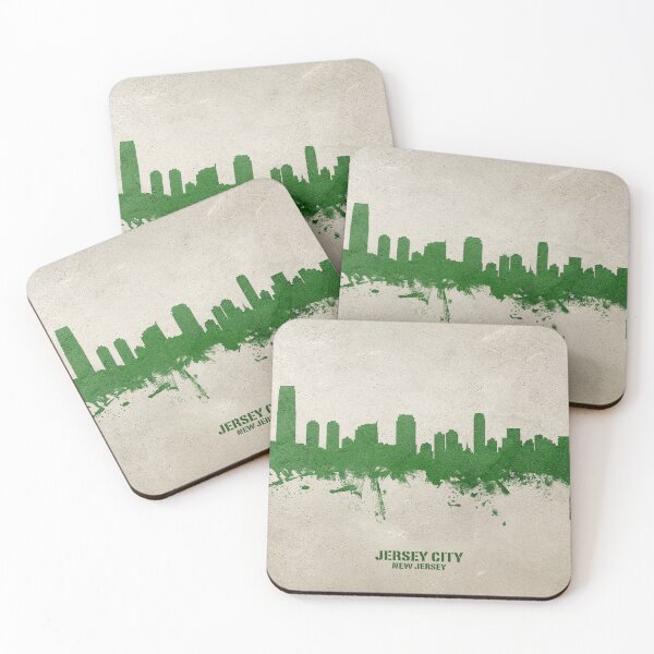 Artikelvorschau, Jersey City New Jersey Skyline entworfen und verkauft von ArtPrints.