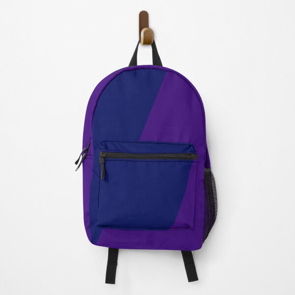 Item preview, Colour Block Therapy - Offset Oblique : Indigo/Deep Purple designed and sold by Spannerbagface.