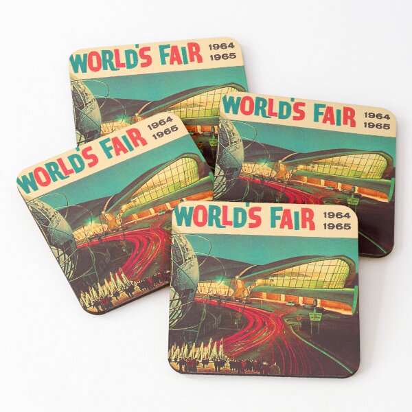 Item preview, vintage poster, World's Fair 1964 Poster, New York World's Fair 1964, Unisphere, Flushing Meadows, NYC,  designed and sold by Nostrathomas66.