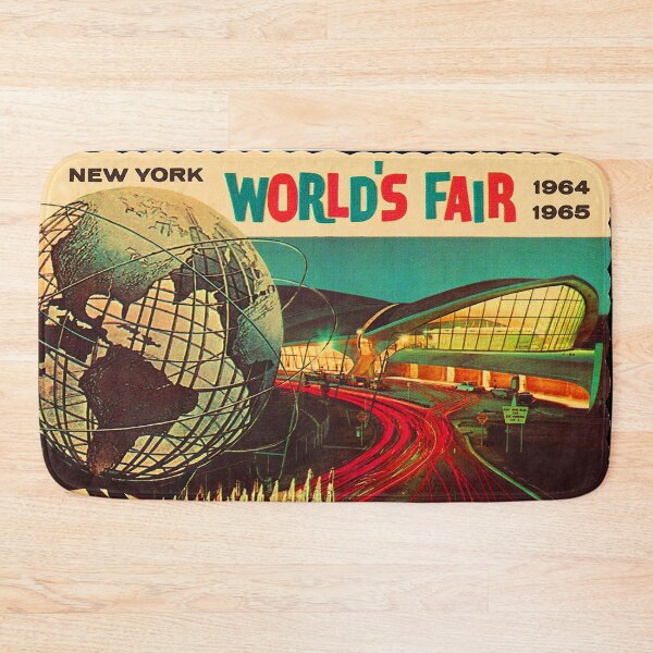 Item preview, vintage poster, World's Fair 1964 Poster, New York World's Fair 1964, Unisphere, Flushing Meadows, NYC,  designed and sold by Nostrathomas66.