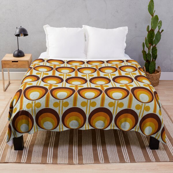 Item preview, Retro 1970s Floral Pattern designed and sold by Gabriela Simon.