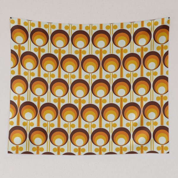 Item preview, Retro 1970s Floral Pattern designed and sold by Gabriela Simon.