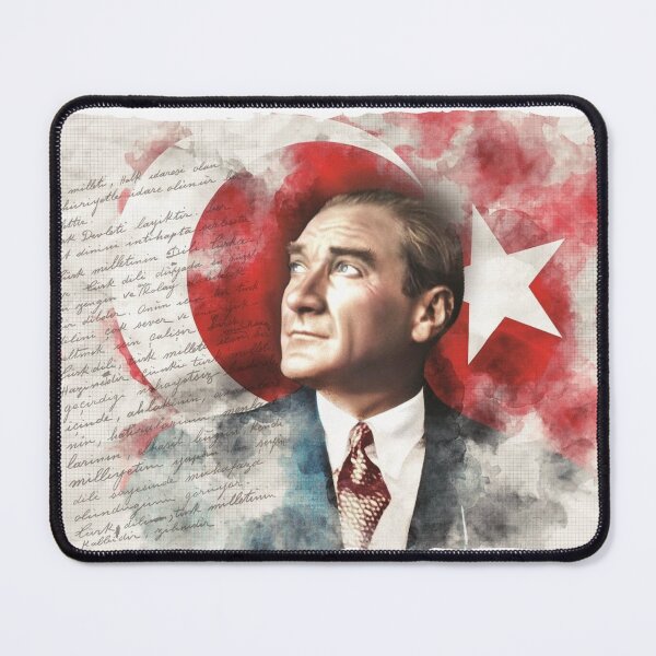 Item preview, Ataturk Turkish Flag designed and sold by tuwegl.