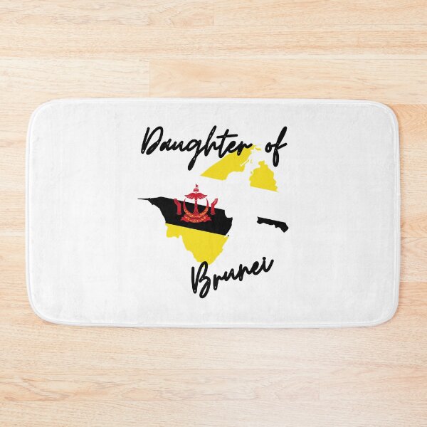 Item preview, Daughter of Brunei Map Flag designed and sold by NovawayDirect.