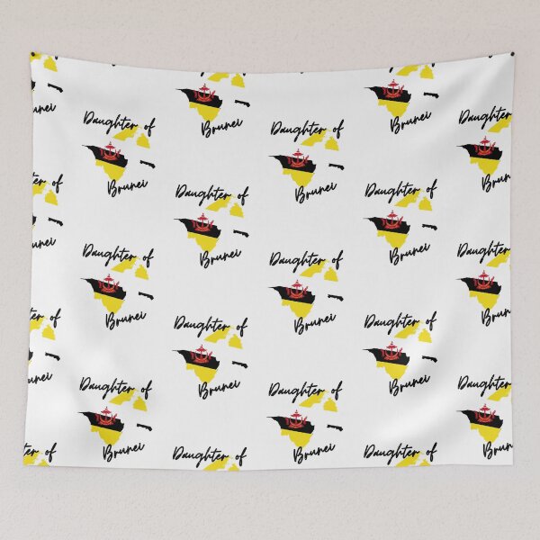 Item preview, Daughter of Brunei Map Flag designed and sold by NovawayDirect.