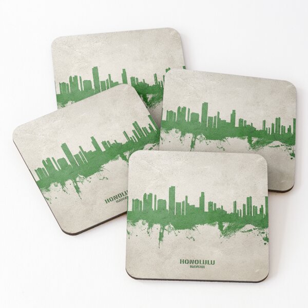 Item preview, Honolulu Hawaii Skyline designed and sold by ArtPrints.