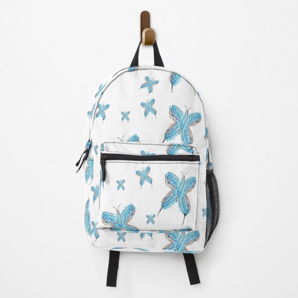 Item preview, Watercolor Blue Butterflies Sticker Pack designed and sold by Designs By YL.