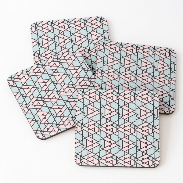 Item preview, pastel geometric triangles pattern designed and sold by cutecrazytshirt.