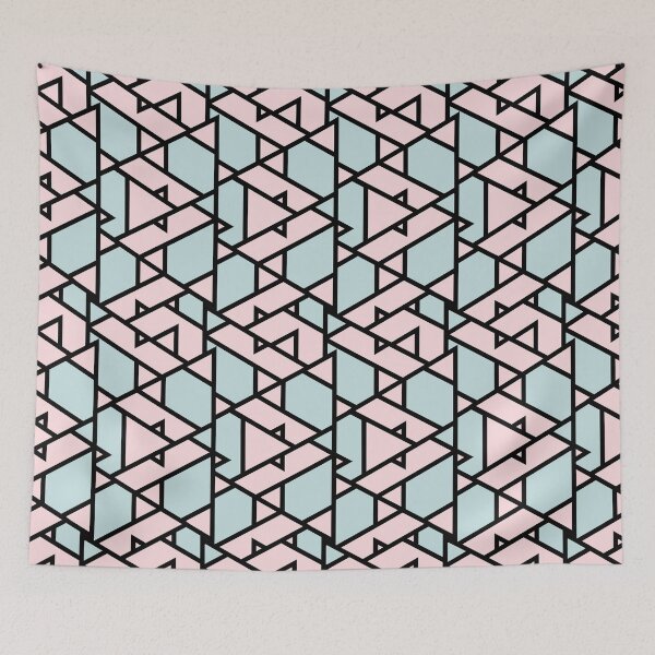 Item preview, pastel geometric triangles pattern designed and sold by cutecrazytshirt.