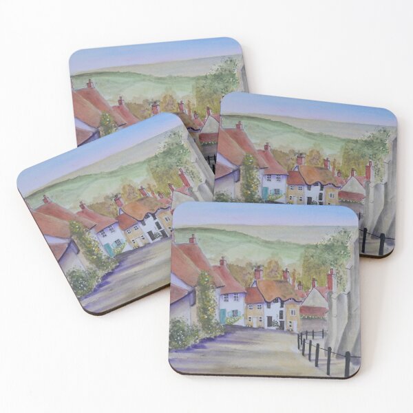 Item preview, Gold Hill, Dorset, UK designed and sold by FrancesArt.