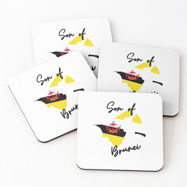 Item preview, Son of Brunei Map Flag designed and sold by NovawayDirect.