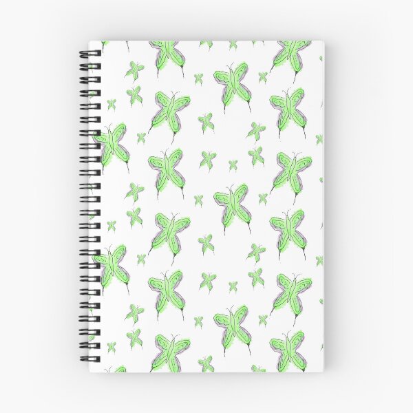 Item preview, Watercolor Green Butterflies Sticker Pack designed and sold by Designs By YL.