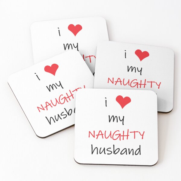 Item preview, I Love My Naughty Husband, Naughty Valentines, Funny Rude Happy Valentines Day designed and sold by HybrisStudio.