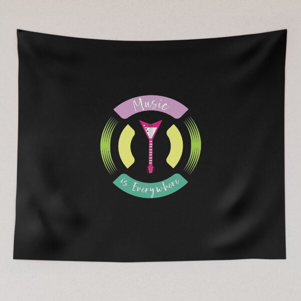 Item preview, Music Is Everywhere. Sticker designed and sold by allysonhat.