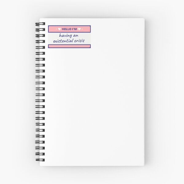 Item preview, Hello I'm having an existential crisis label designed and sold by ActuallyDawn.