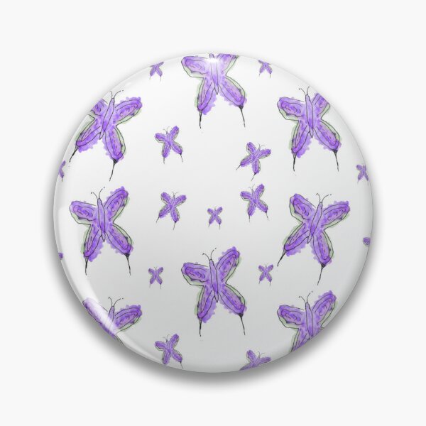 Item preview, Watercolor Purple Butterflies Sticker Pack designed and sold by Designs By YL.