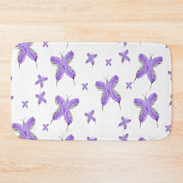 Item preview, Watercolor Purple Butterflies Sticker Pack designed and sold by Designs By YL.
