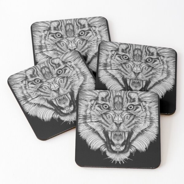 Item preview, Lineart of lion and tiger 2 designed and sold by Poplovestar27.