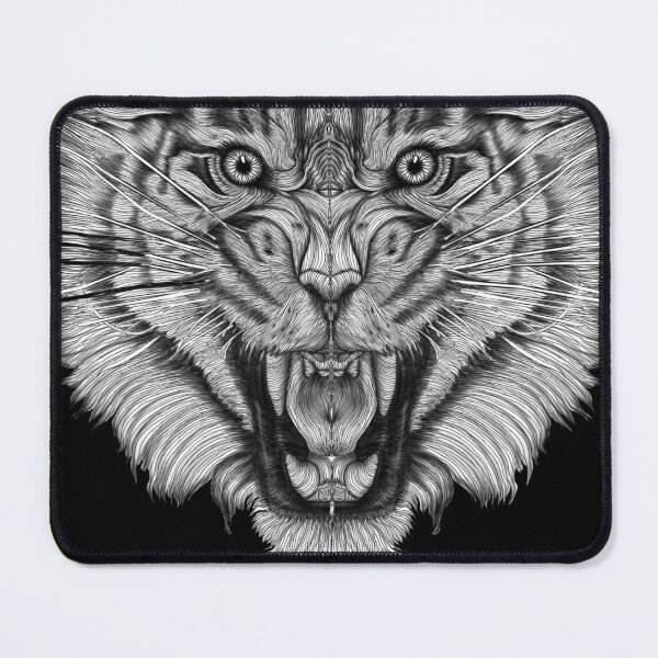 Item preview, Lineart of lion and tiger 2 designed and sold by Poplovestar27.