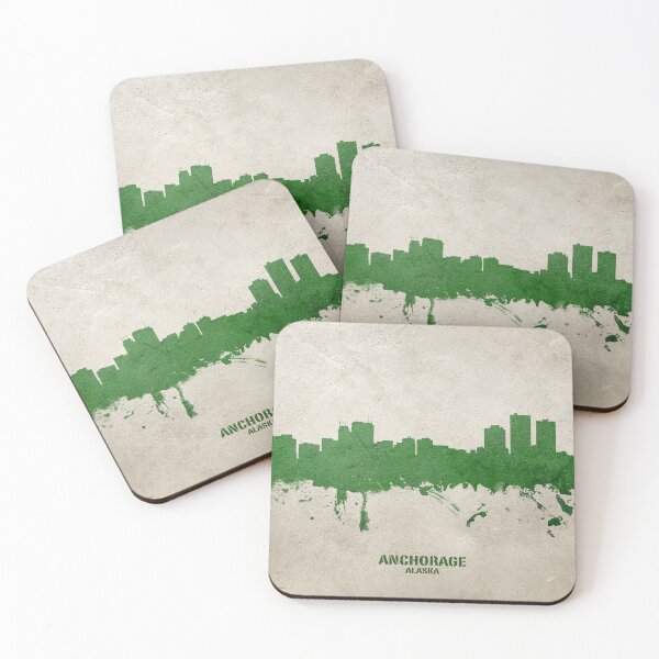 Item preview, Anchorage Alaska Skyline designed and sold by ArtPrints.