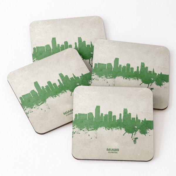 Item preview, Miami Florida Skyline designed and sold by ArtPrints.