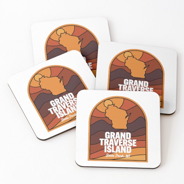 Item preview, Grand Traverse Island State Park Wisconsin designed and sold by HalpinDesign.