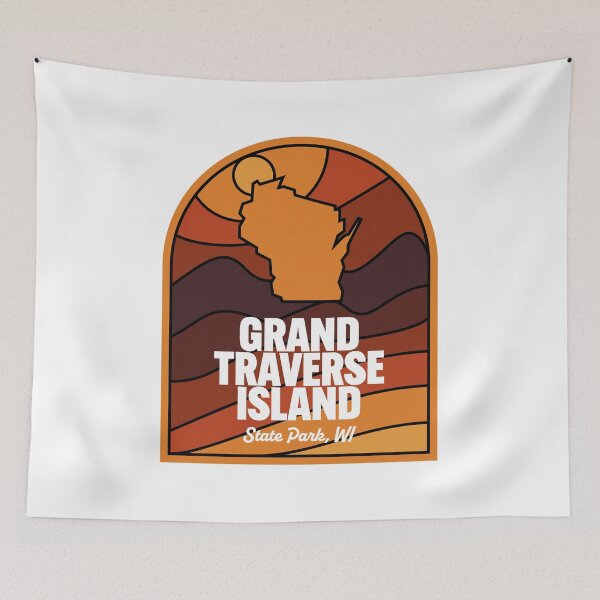 Item preview, Grand Traverse Island State Park Wisconsin designed and sold by HalpinDesign.