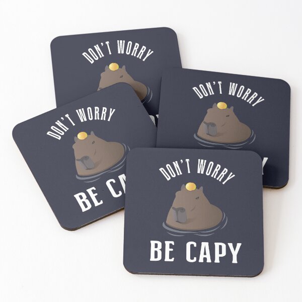 Item preview, Cool Capybara ~ Dont Worry Be Capy designed and sold by Marzuqi Che Rose.