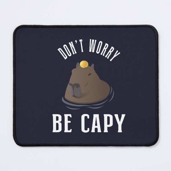 Item preview, Cool Capybara ~ Dont Worry Be Capy designed and sold by Marzuqi Che Rose.