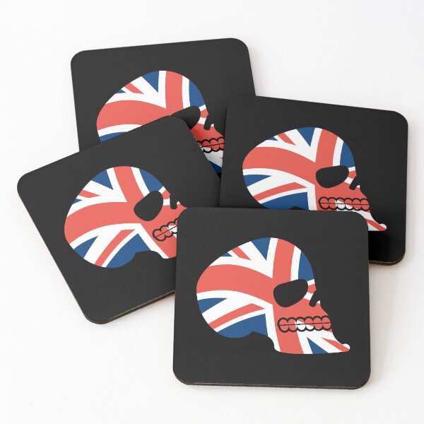Item preview, Great Britain, Human Scull, United Kingdom, Union Jack Flag of Britain  designed and sold by Krafty  Arts Studio.
